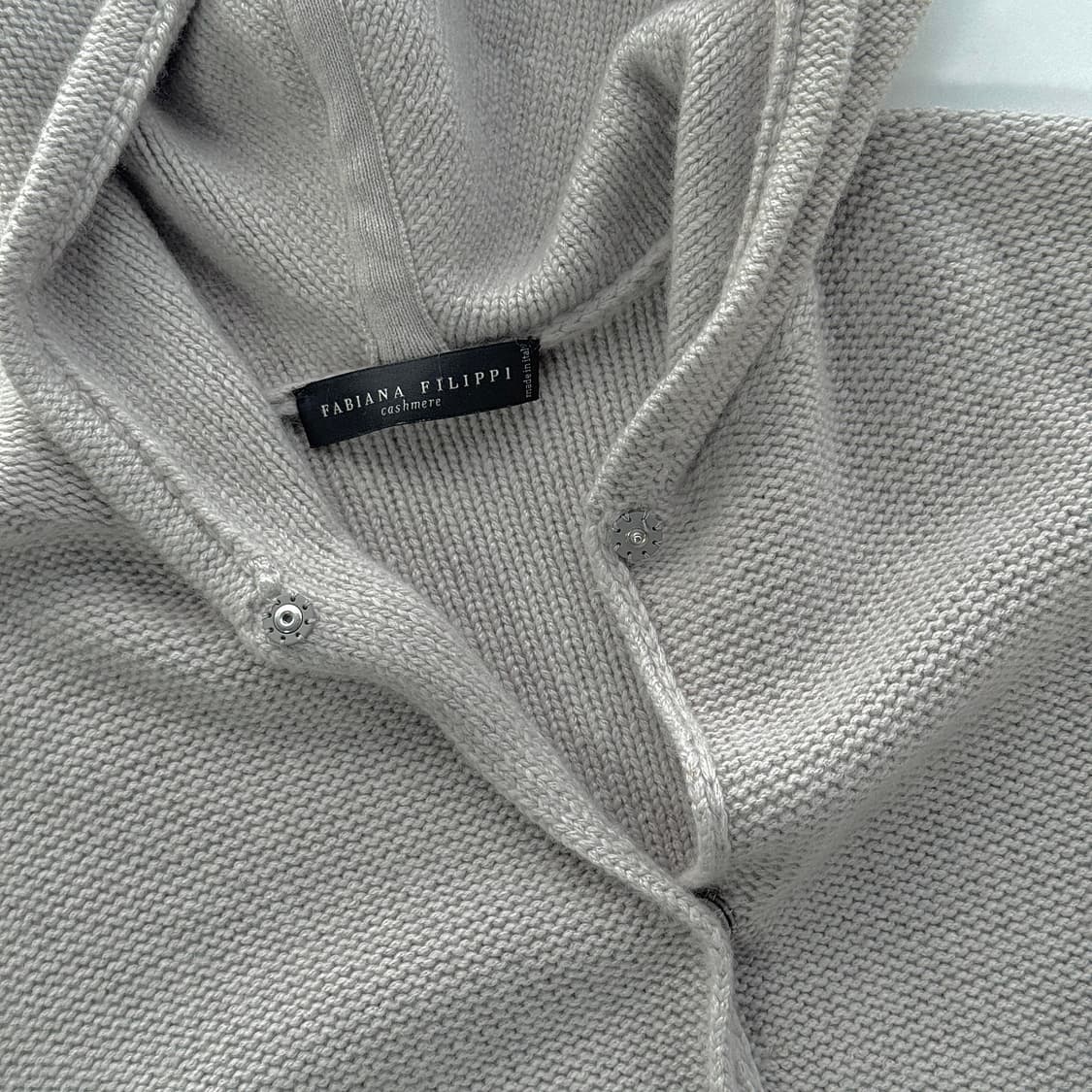 파비아나필리피 캐시미어 후드 니트 자켓 상품이미지2
