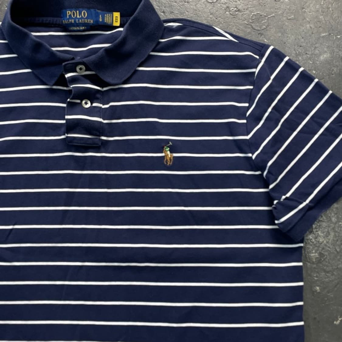 100 폴로 신형 스트라이프 카라티  상품이미지2