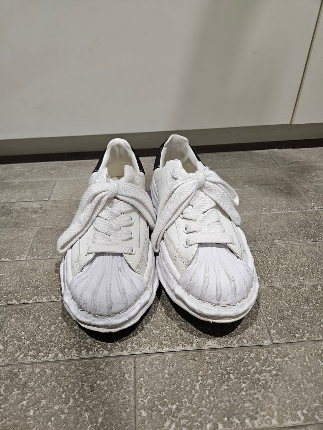 미하라 블레이키 레더 화이트 41 상품이미지1