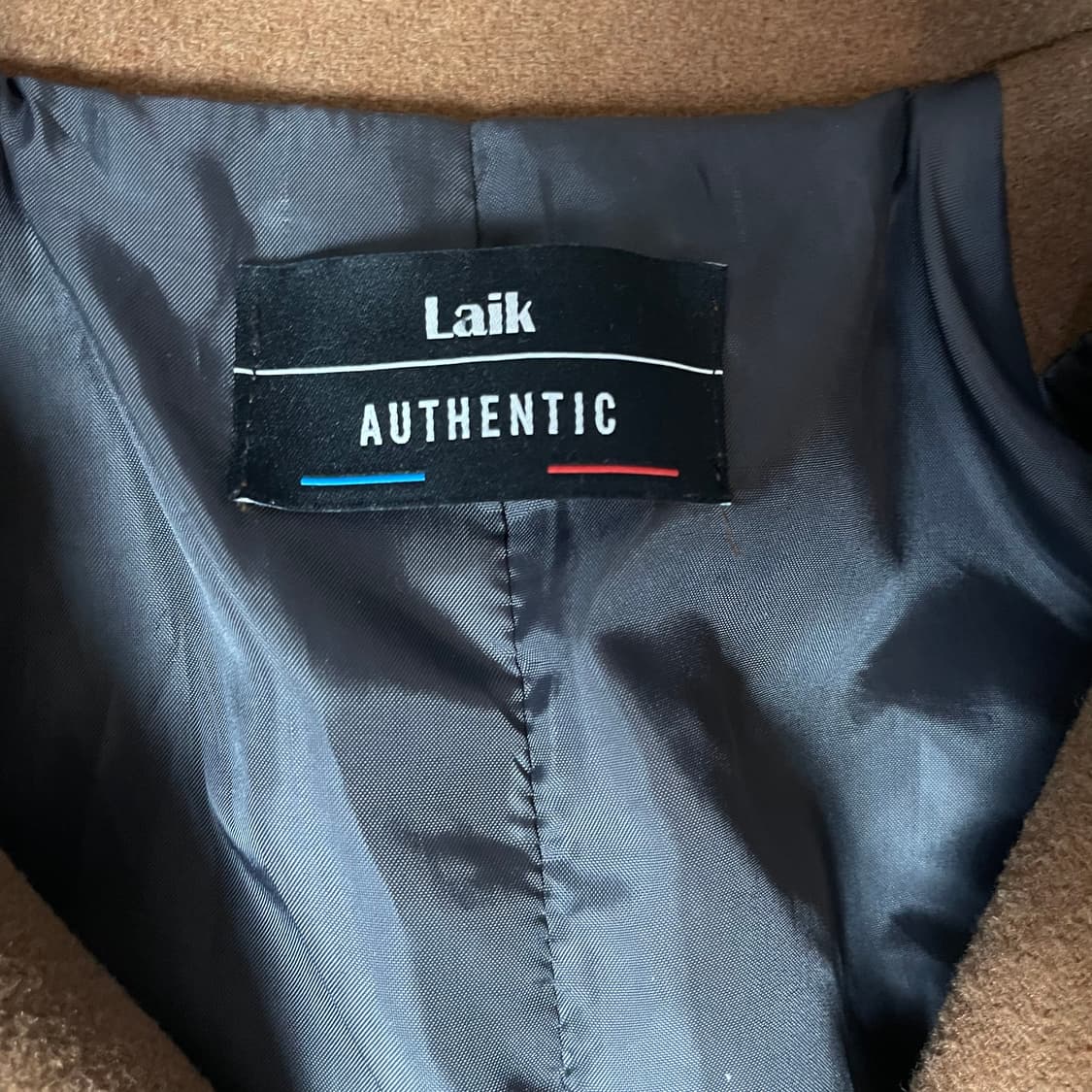 LAIK 카멜 3버튼 롱 코트  상품이미지4