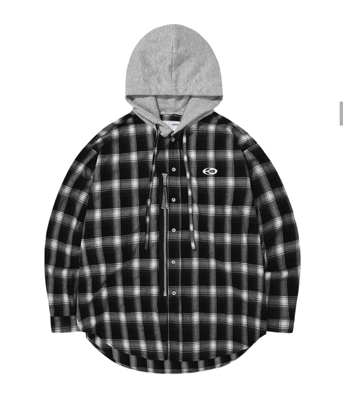 OY 오와이 CHECK ZIPPER HOODIE SHIRTS 상품이미지1
