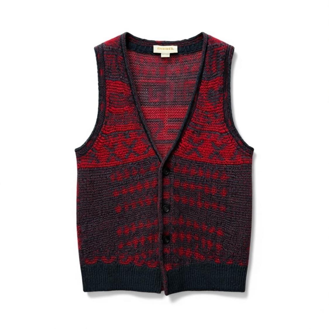 DIESEL 디젤 니트 베스트 래드 그레이 XXS 상품이미지1