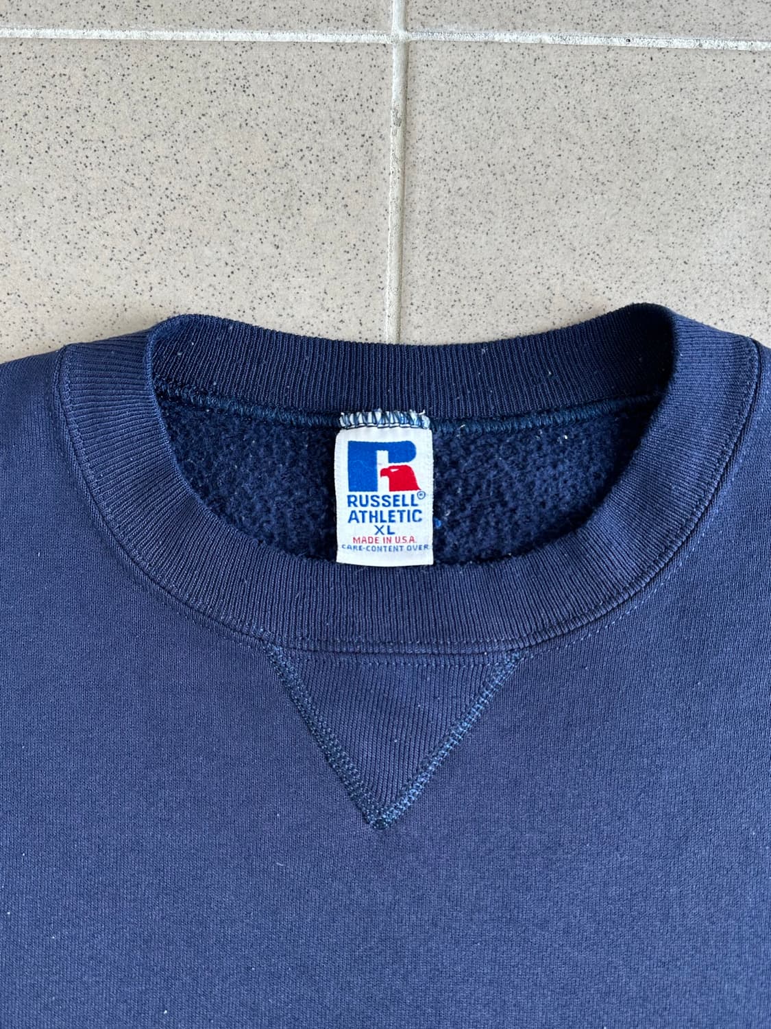 90s 빈티지 러셀 스웻셔츠 네이비 XL USA 상품이미지6