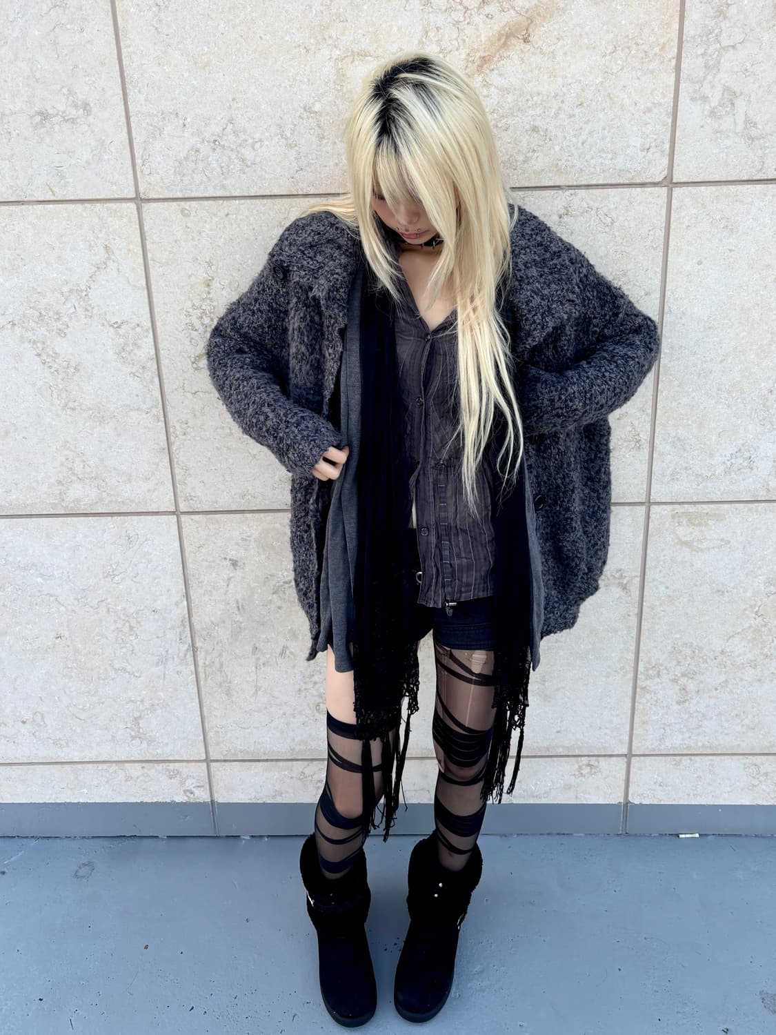 “Vintage” 00’s Geek Mood Stipe Shirts 상품이미지6