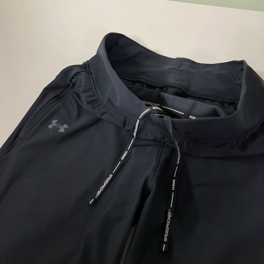 우먼M 언더아머 블랙 트레이닝 히트기어 스피드기어 런닝팬츠 상품이미지1