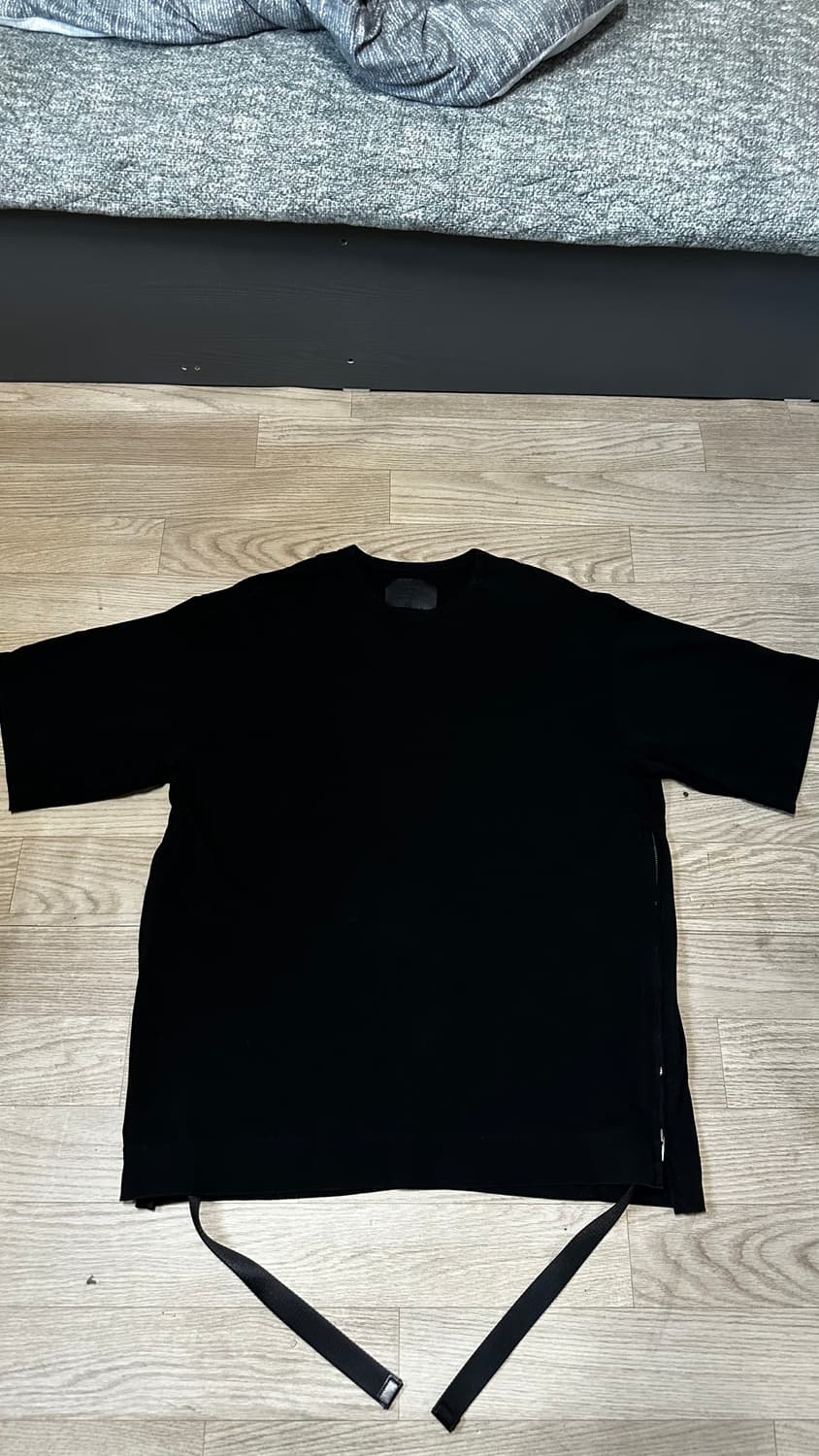 준지 블랙 곰돌이 프린팅 반팔 티셔츠 38 상품이미지1