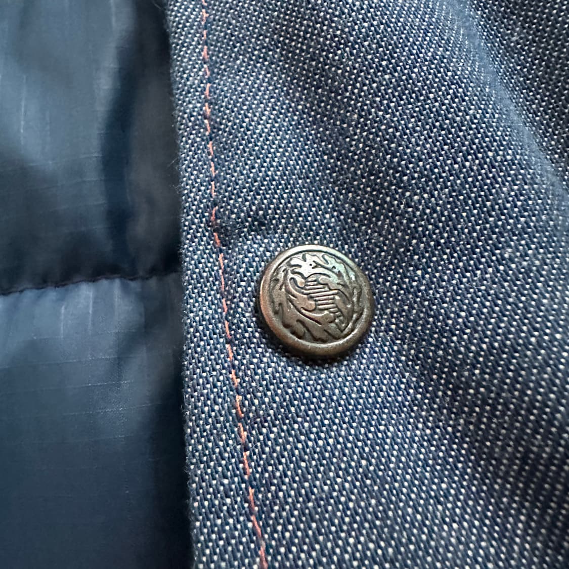 70s Hansa-Branta 데님 구스다운 자켓 MADE IN USA 상품이미지5