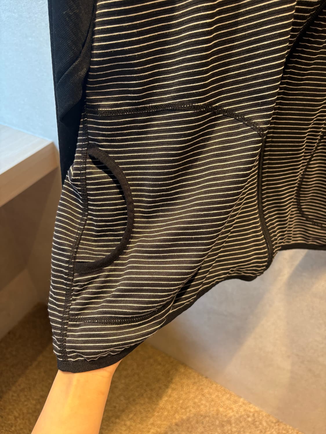 stripe hooded zip-up 상품이미지4