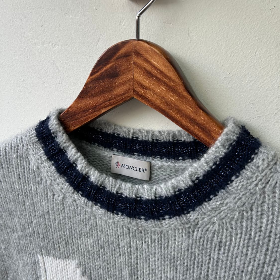 16051 - 몽클레어 빅로고 울 니트 (울 80% 캐시미어 20%) 상품이미지3