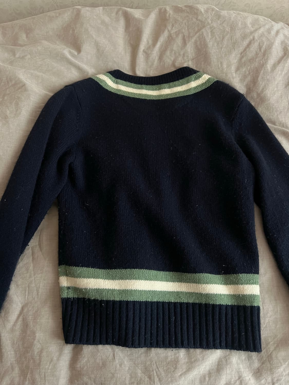 버버리 울 캐시미어 니트 블랙핑크 제니 니트 상품이미지6