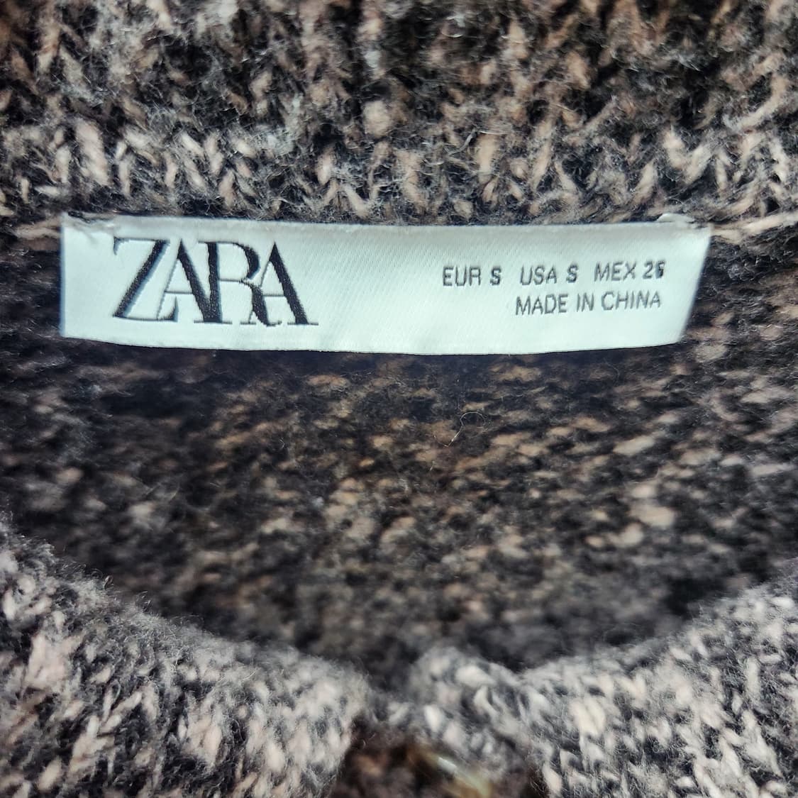 자라 카라 빈티지 디자인 니트 S(2XL) 상품이미지5
