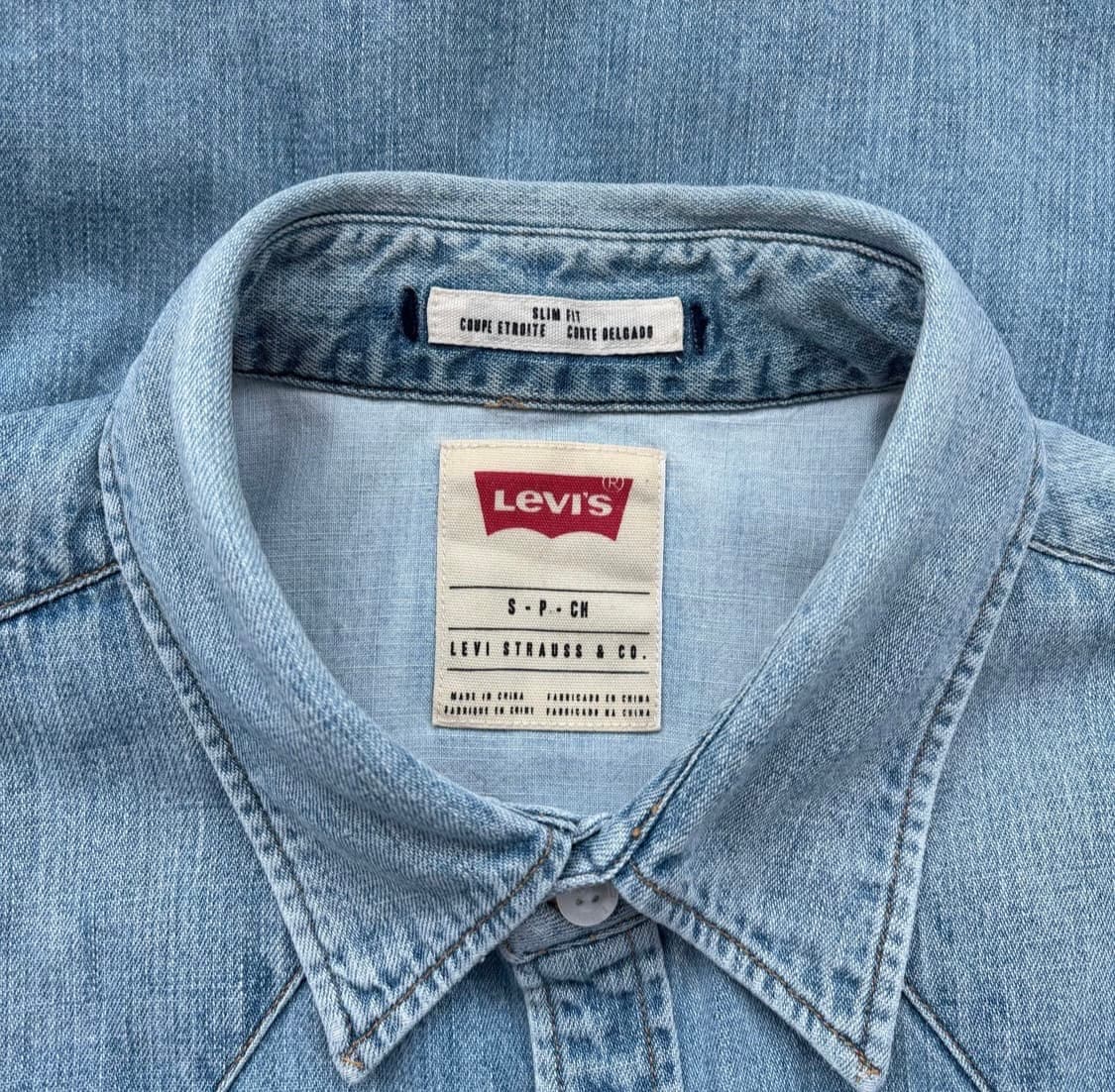 리바이스 웨스턴 데님 셔츠 상품이미지2