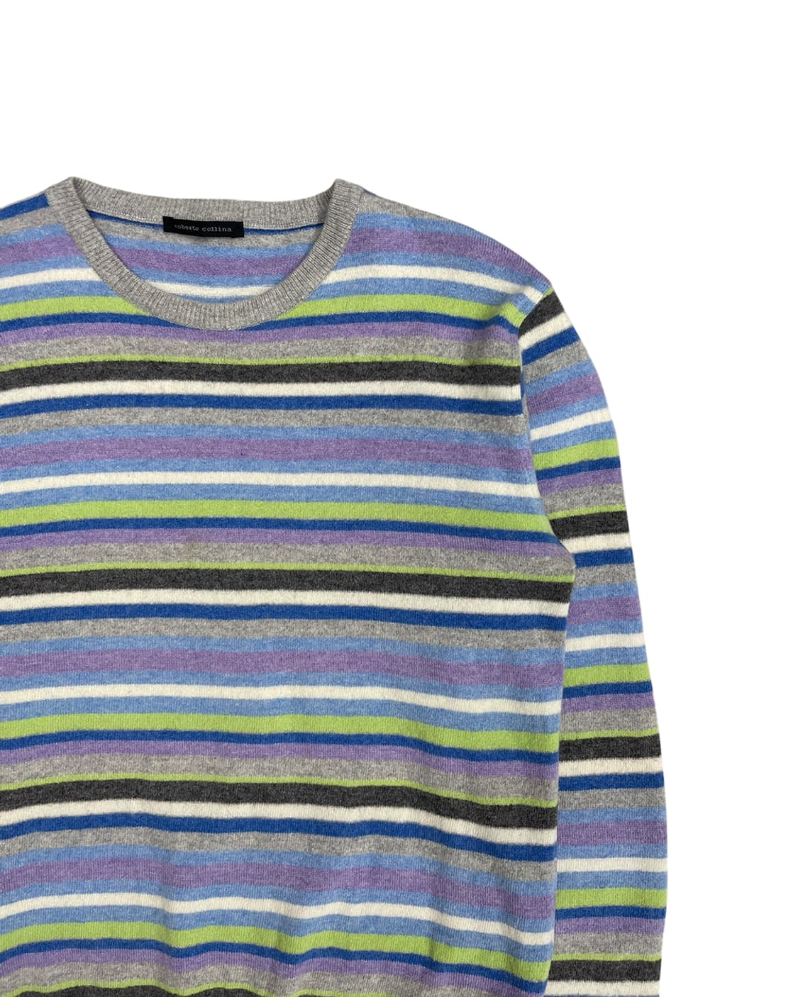 로베르토 콜리나 멀티 컬러 스트라이프 스웨터 상품이미지5