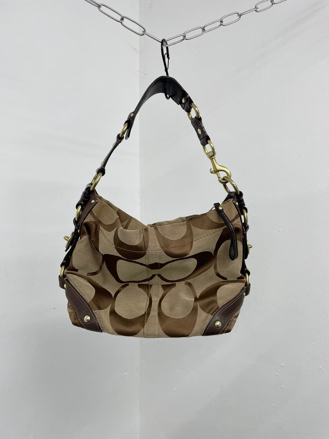 코치 자카드 버클 숄더백  상품이미지9