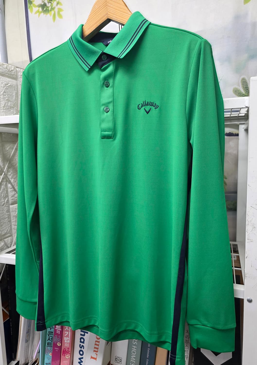 캘러웨이 남성 골프티셔츠 100 봄~가을 그린 골프긴팔티 MM57 상품이미지1