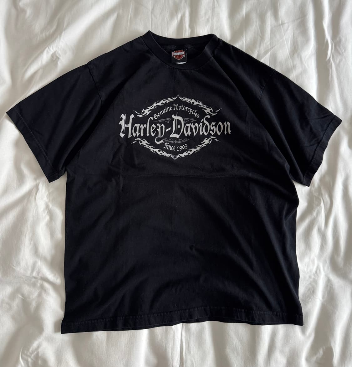 ⚠️ Drop 예정 빈티지 할리데이비슨 리프린팅 티셔츠 상품이미지4