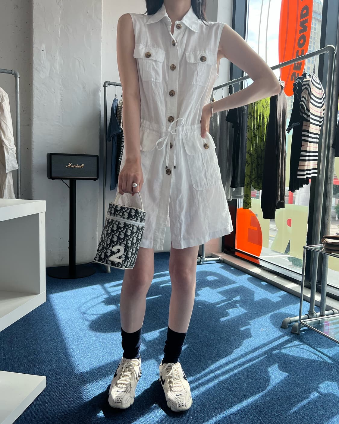 버버리 리넨 원피스 상품이미지3