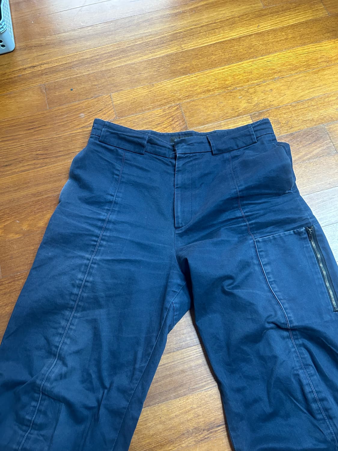 머듈 롬팬츠 네이비 4사이즈 상품이미지3