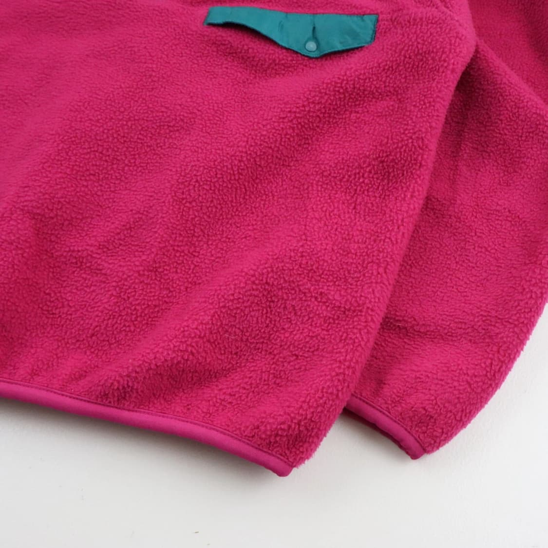 90s 파타고니아 신칠라 스냅-T 핑크/틸/퍼플 USA 상품이미지4