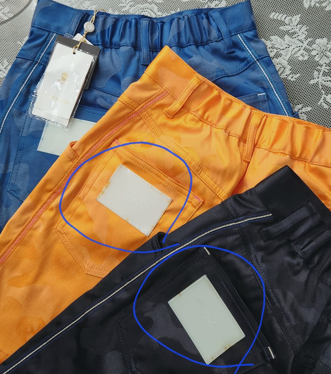 (새상품)마크앤로나 카모 골프스커트 상품이미지7