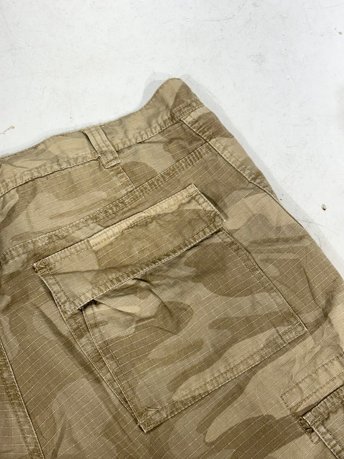 일본 빈티지 IGNIO 밀리터리 데저트 카모 와이드 카고 팬츠 군대 바지 상품이미지6