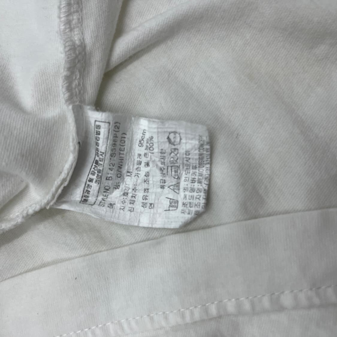 버커루 y2k 락시크맛 프린팅 화이트 반팔 M 상품이미지7