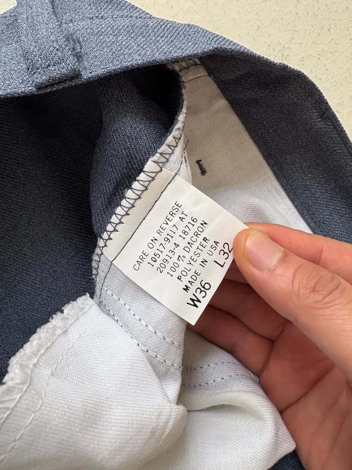 90's  Levi's 517 Sta-Prest Mechanic Pant 상품이미지6