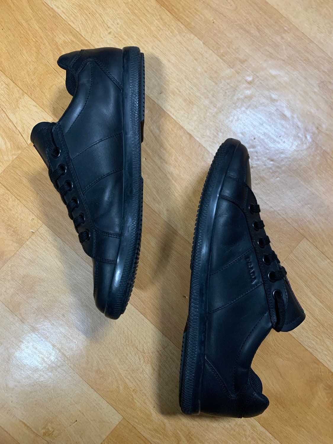 PRADA 프라다 스포츠 로우탑 스니커즈(올-레더)8.5 사이즈 상품이미지4