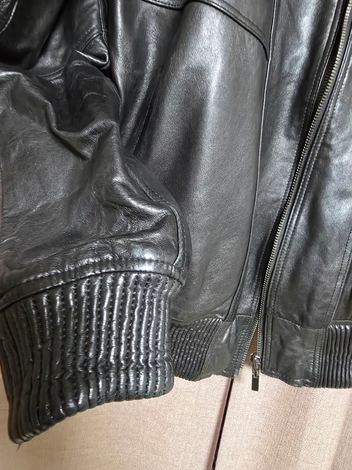 폴로양가죽자켓 100~95 상품이미지3