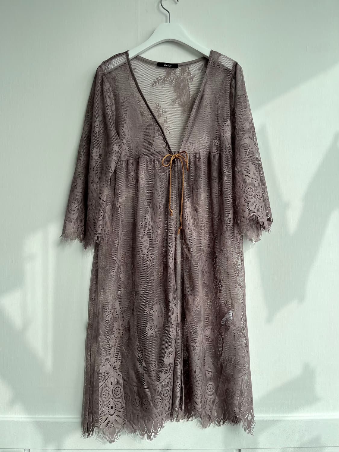 Louise 바이올렛 로브 가디건 상품이미지1