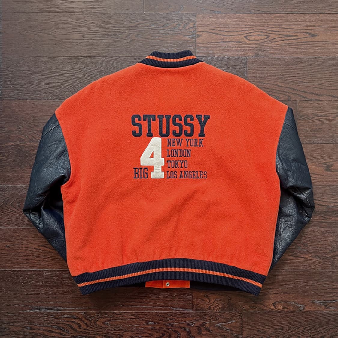 90s Stussy 스투시 빈티지 바시티 상품이미지2