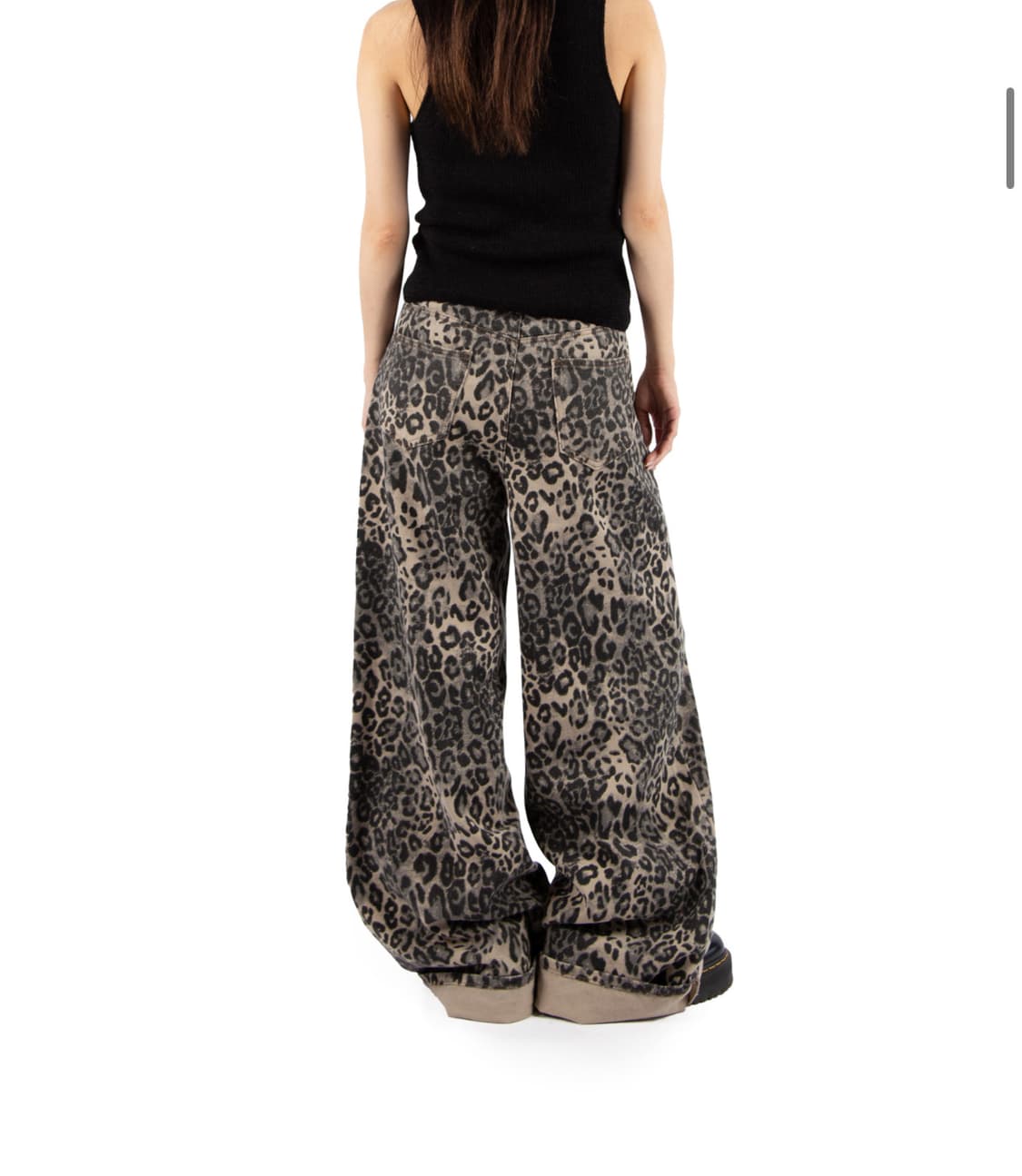 릿킴 와이드 레오파드 팬츠 상품이미지2