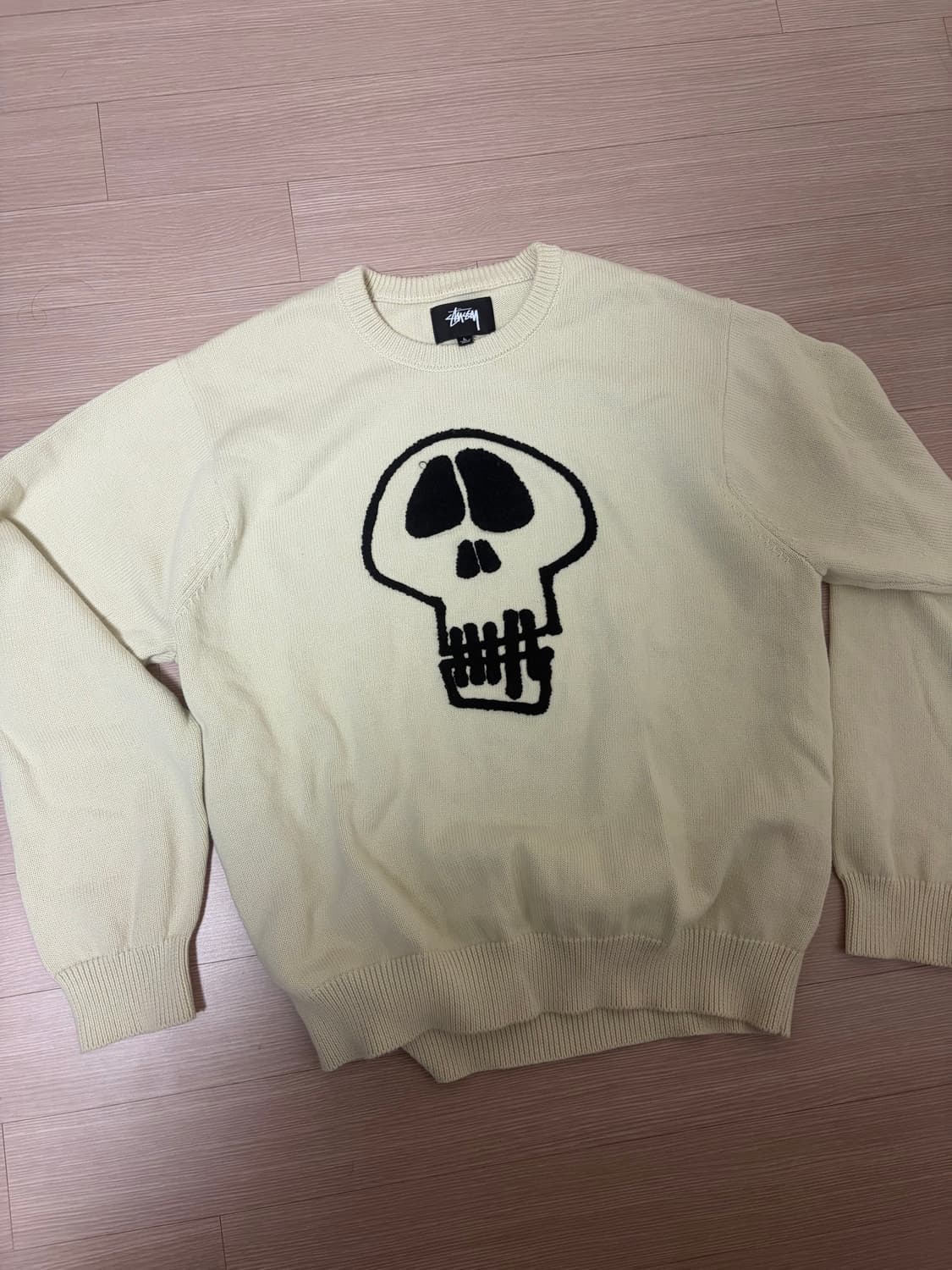 스투시 스컬 니트 L 상품이미지1