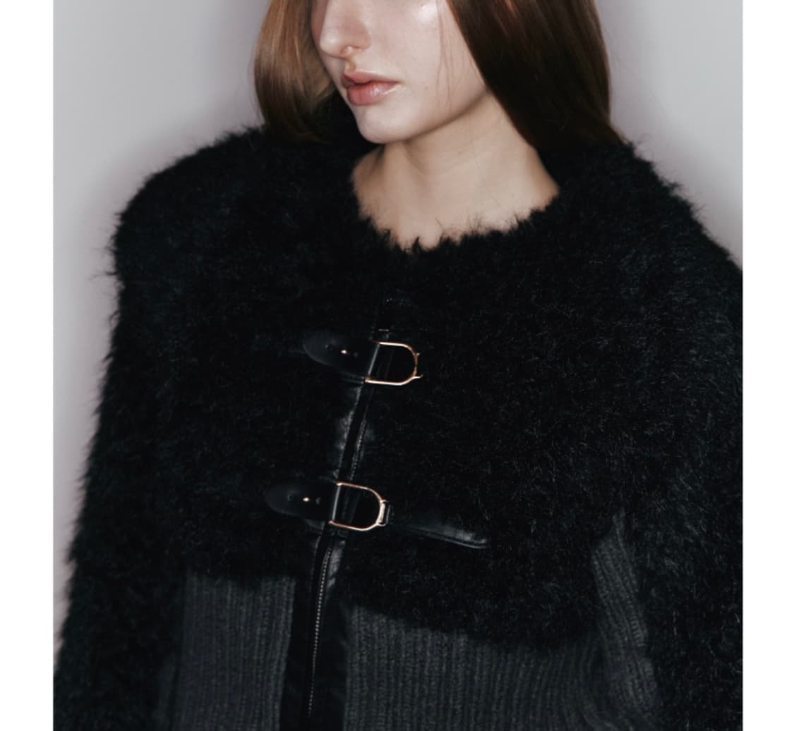 아수라 니트 믹스 무스탕 상품이미지6