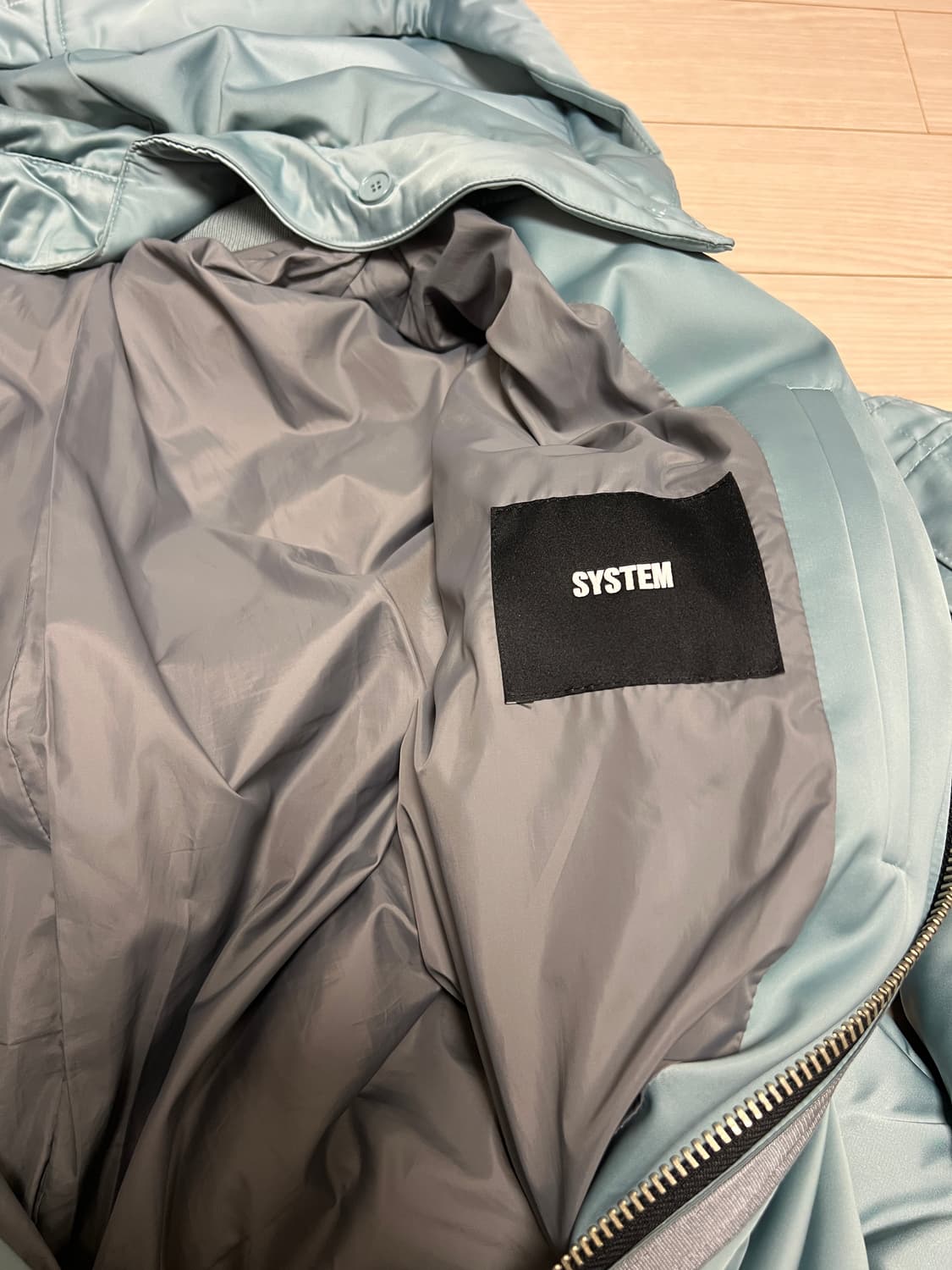 시스템 옴므 후드 항공점퍼 (MA-1) / 스카이블루 / 100 상품이미지9