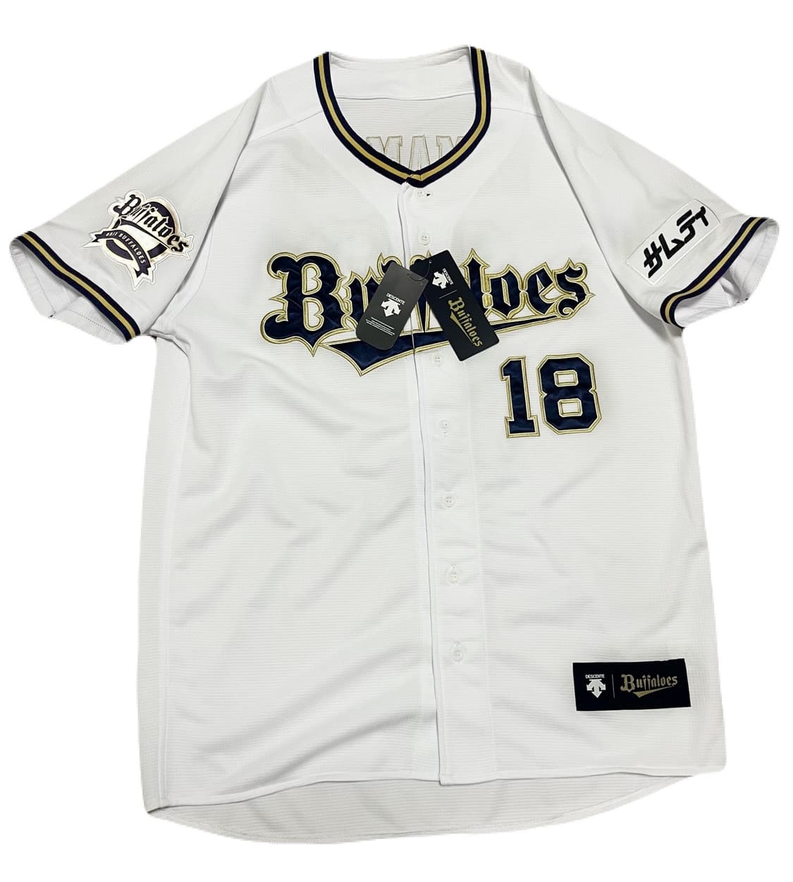 (새상품) 데상트 야마모토 요시노부 오릭스 홈 정품 유니폼 상품이미지1