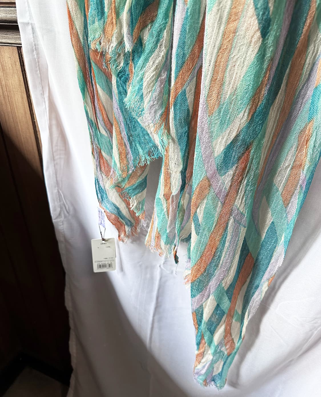 JPV orange&green sheer scarf 상품이미지6