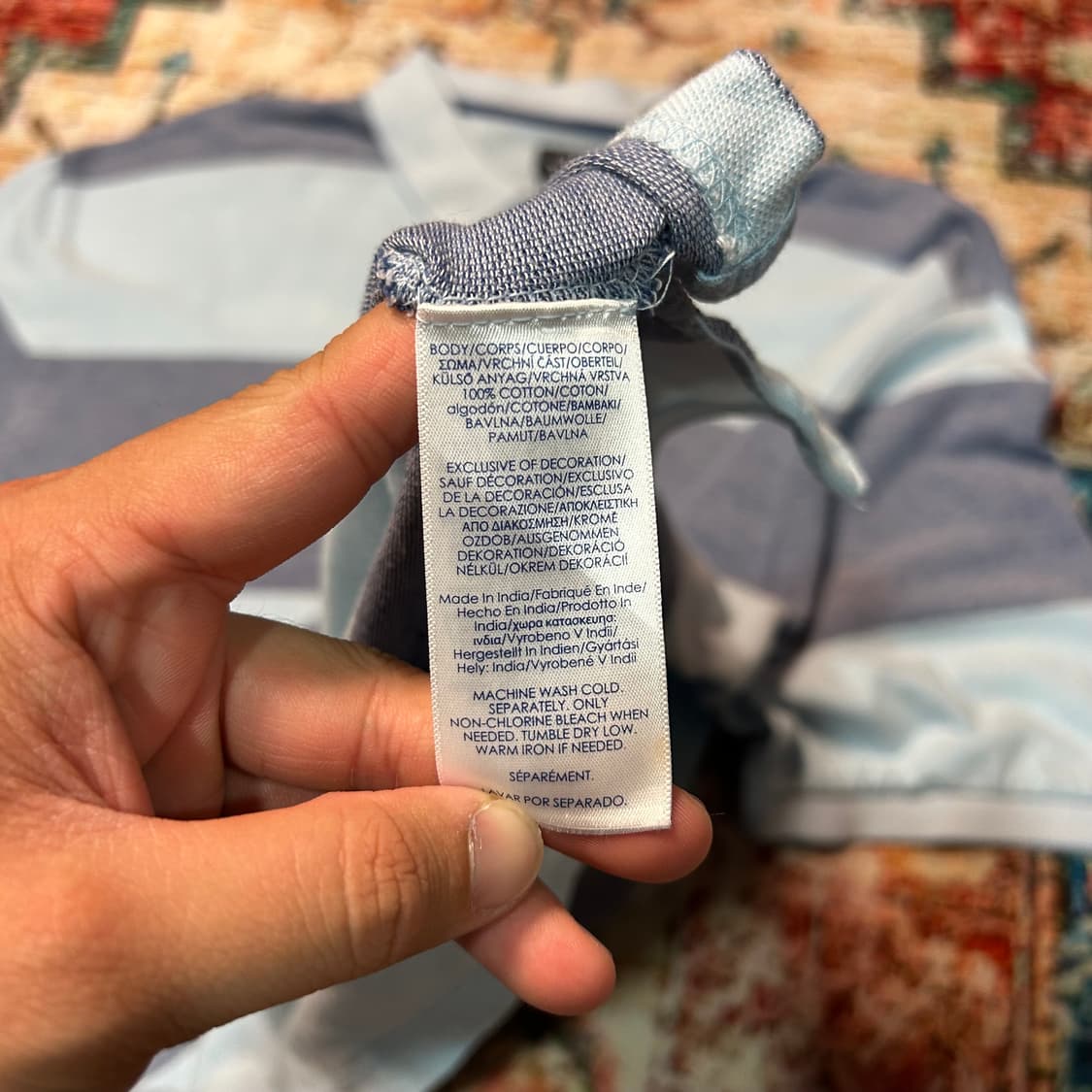 [2XL] 챕스 스트라이프 카라 반팔 상품이미지4