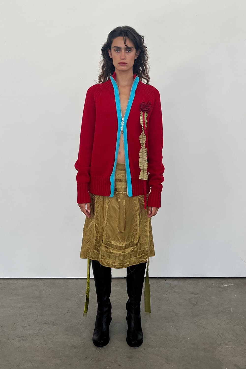 [2]에드워드 커밍 Chakra 가디건/레드 상품이미지6