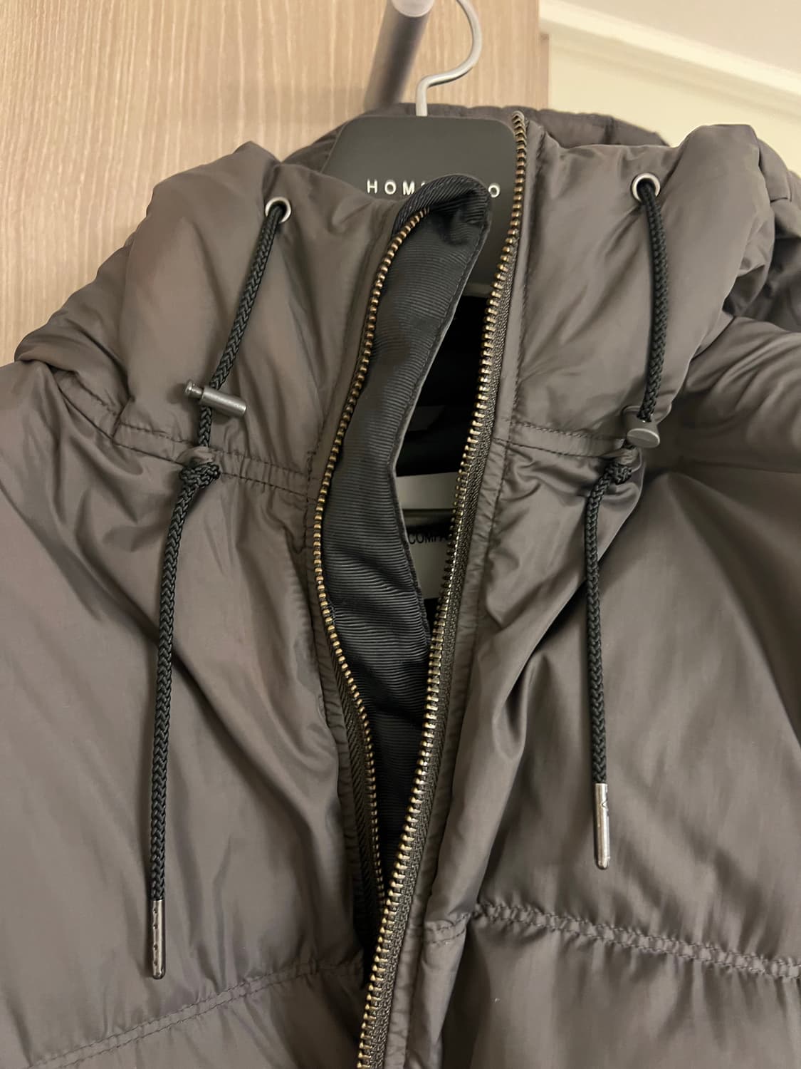 더니트컴퍼니 덕다운 브라운패딩L 사이즈 상품이미지2