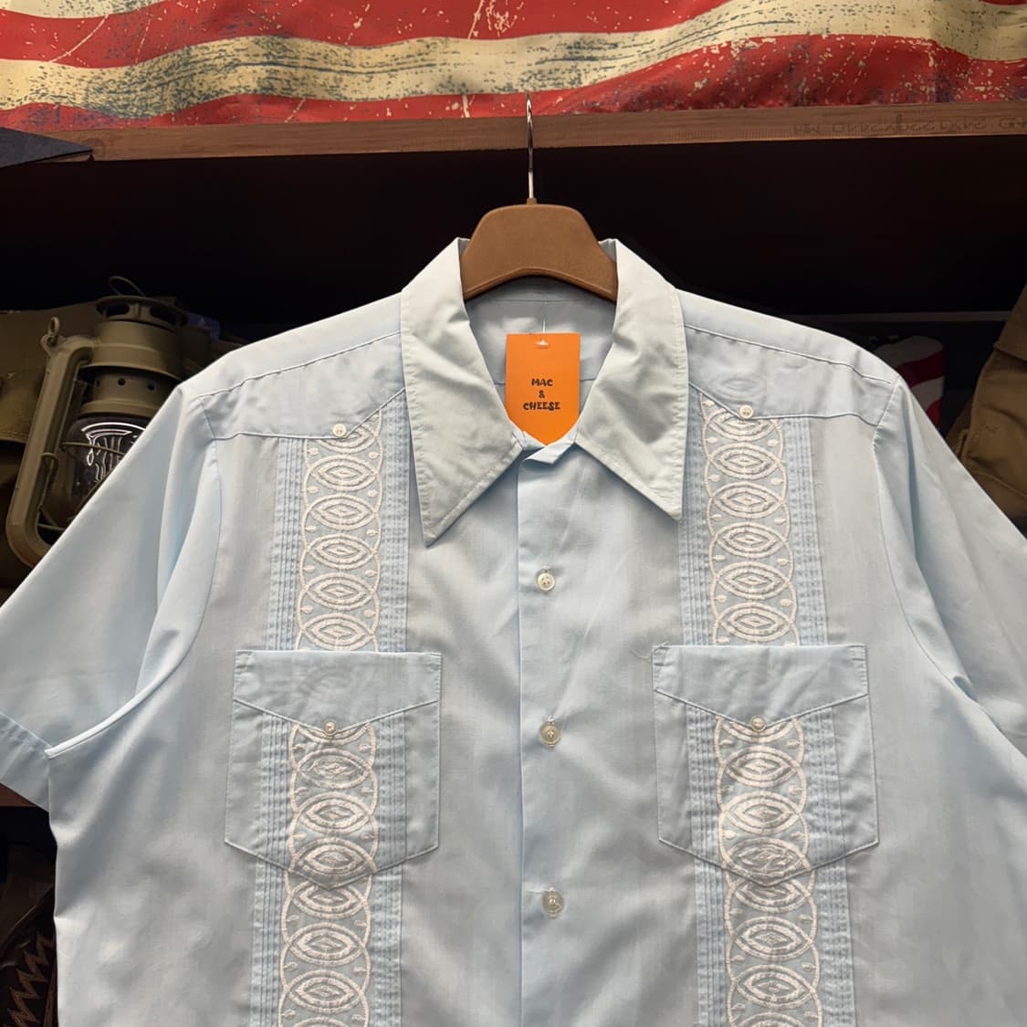 USA VINTAGE 페이즐리 4포켓 구아야베라 쿠바 반팔 셔츠 상품이미지3