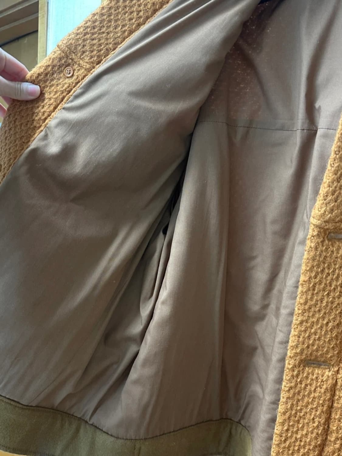 AFTER PRAY 오렌지 와플 숏 자켓 L 남자 상태 최고 상품이미지6