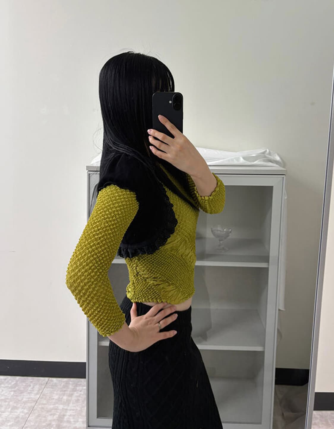 shirring texture top 상품이미지4