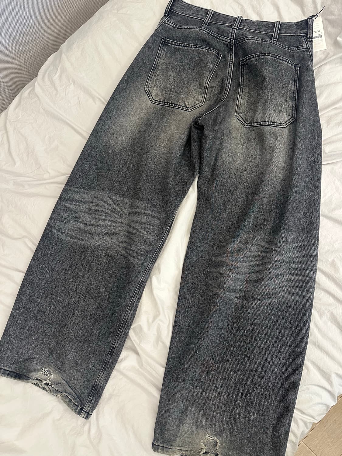 [2] 해칭룸 와이드 커브진 블랙 상품이미지2