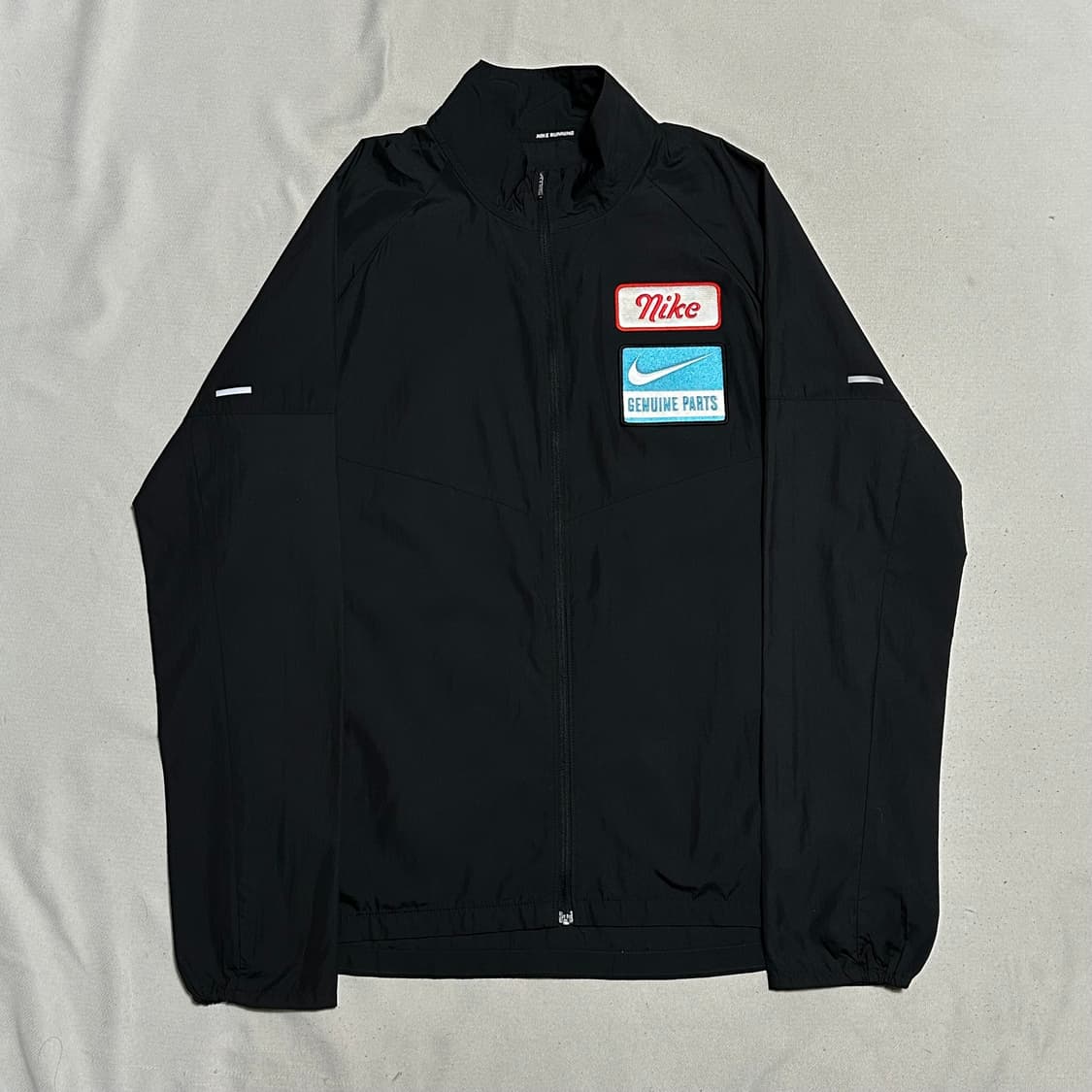 M 나이키 블랙 드라이핏 마일러 러닝 바람막이 상품이미지2