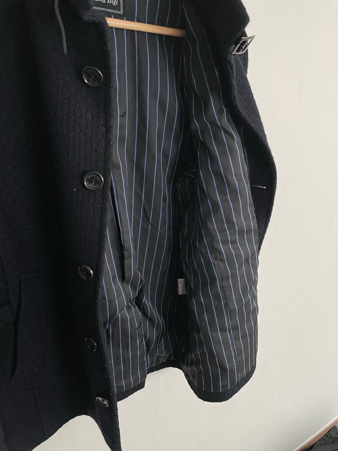 MEN'S BIGI 클래식 울 버튼업 하이넥 자켓 상품이미지7