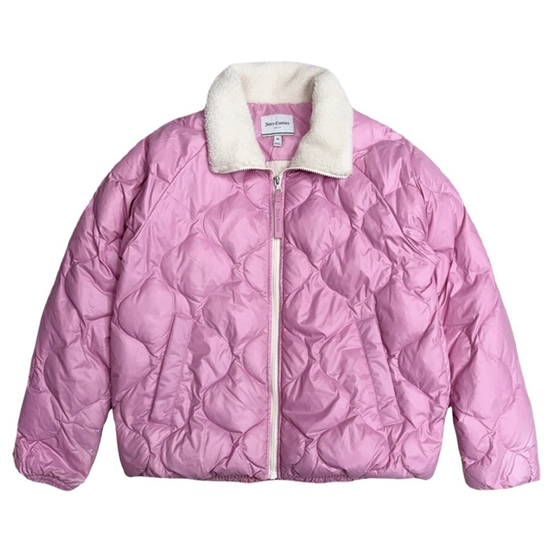 JUICY COUTURE 골프 퀼팅 덕다운 패딩 자켓 M 상품이미지1