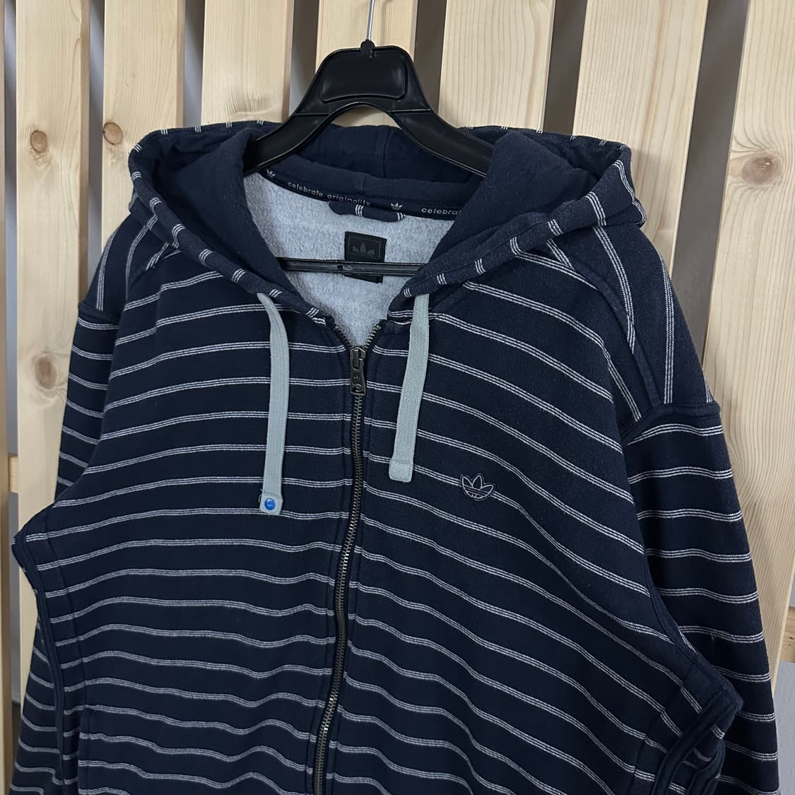 (L) 아디다스 네이비 스프라이트 후드집업 상품이미지3