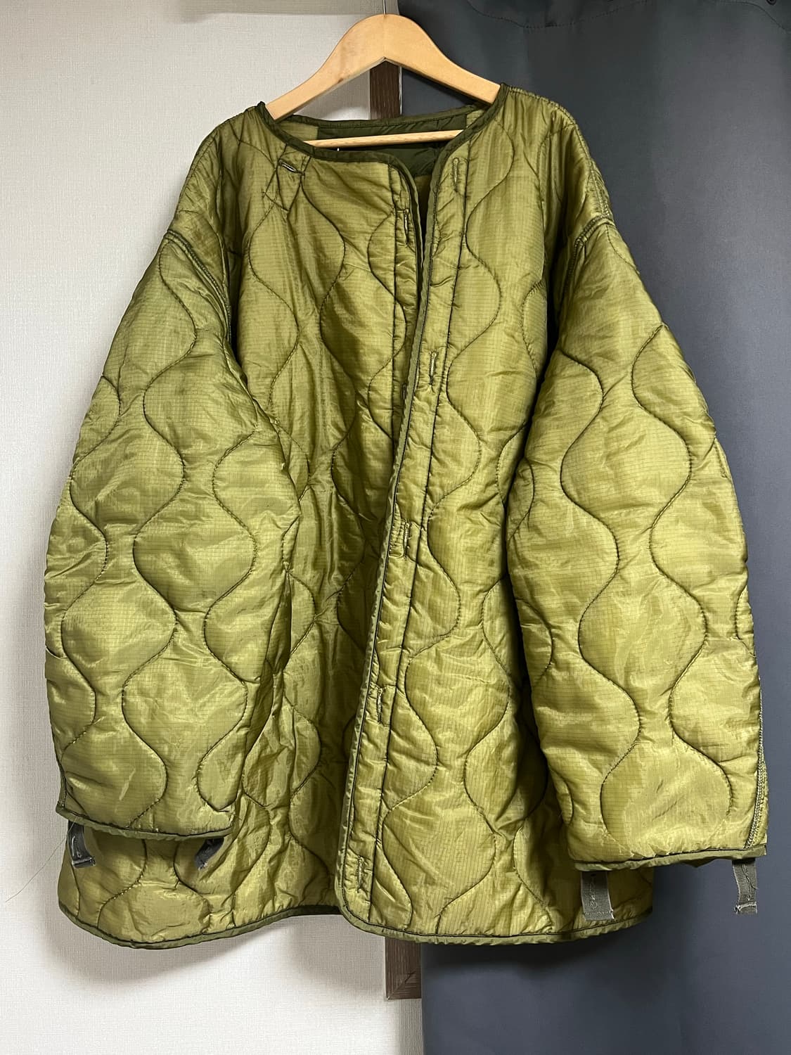 M65 피쉬테일 파카 오리지널 개파카 L 데드스탁 상품이미지5