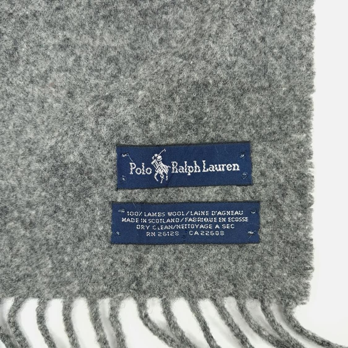 (MX024)폴로 랄프로렌 그레이 램스울 목도리 머플러 상품이미지4